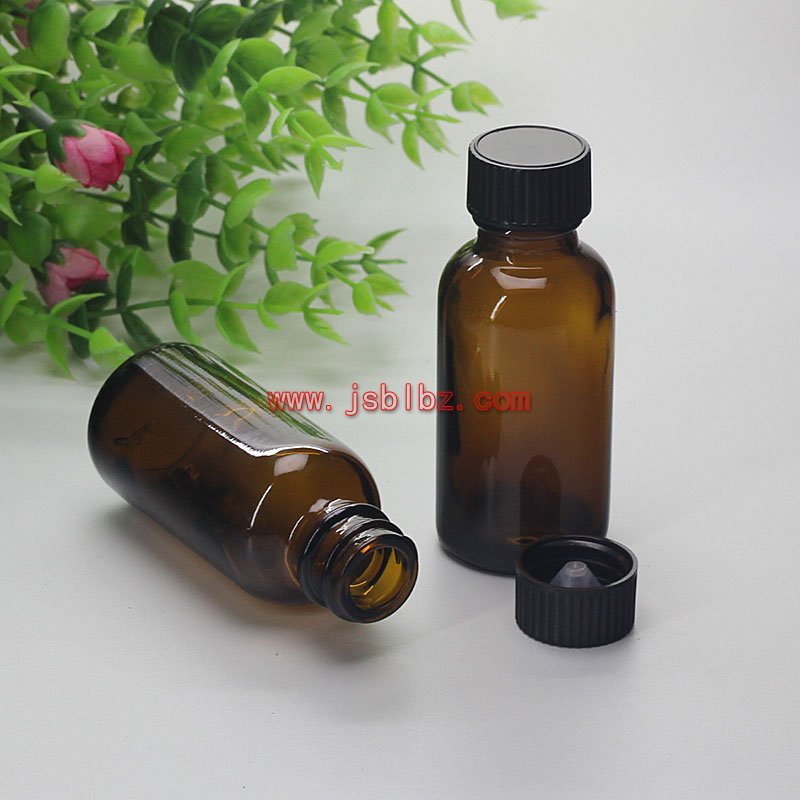 波斯頓瓶15ml帶膠木蓋食品級(jí)玻璃包裝瓶